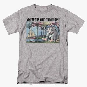 Out of Print Gray 'Where the Wild Things Are' T-Shirt Size XS